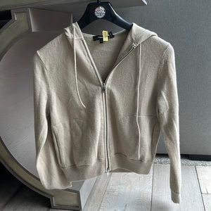 Theory cashmere zip hoodie